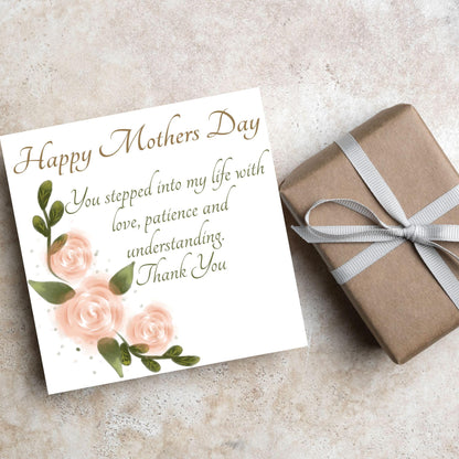 Stepmum Mother's Day Card, Happy Mother's Day, Card for Step Mother, Mam Card, Thanks Mum Card, Adopted Mum, Foster Mum