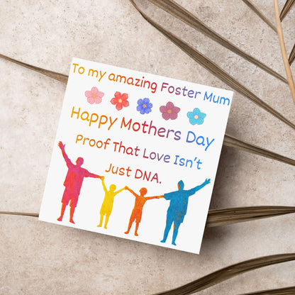 Stepmum Mother's Day Card, Happy Mother's Day, Card for Step Mother, Mam Card, Thanks Mum Card, Adopted Mum, Foster Mum