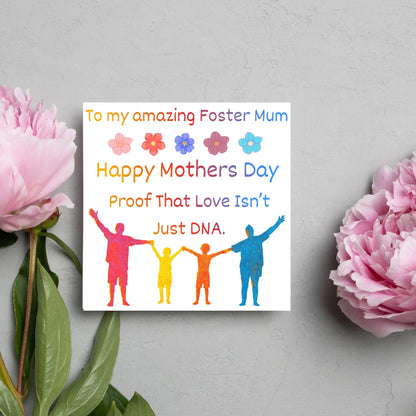 Stepmum Mother's Day Card, Happy Mother's Day, Card for Step Mother, Mam Card, Thanks Mum Card, Adopted Mum, Foster Mum