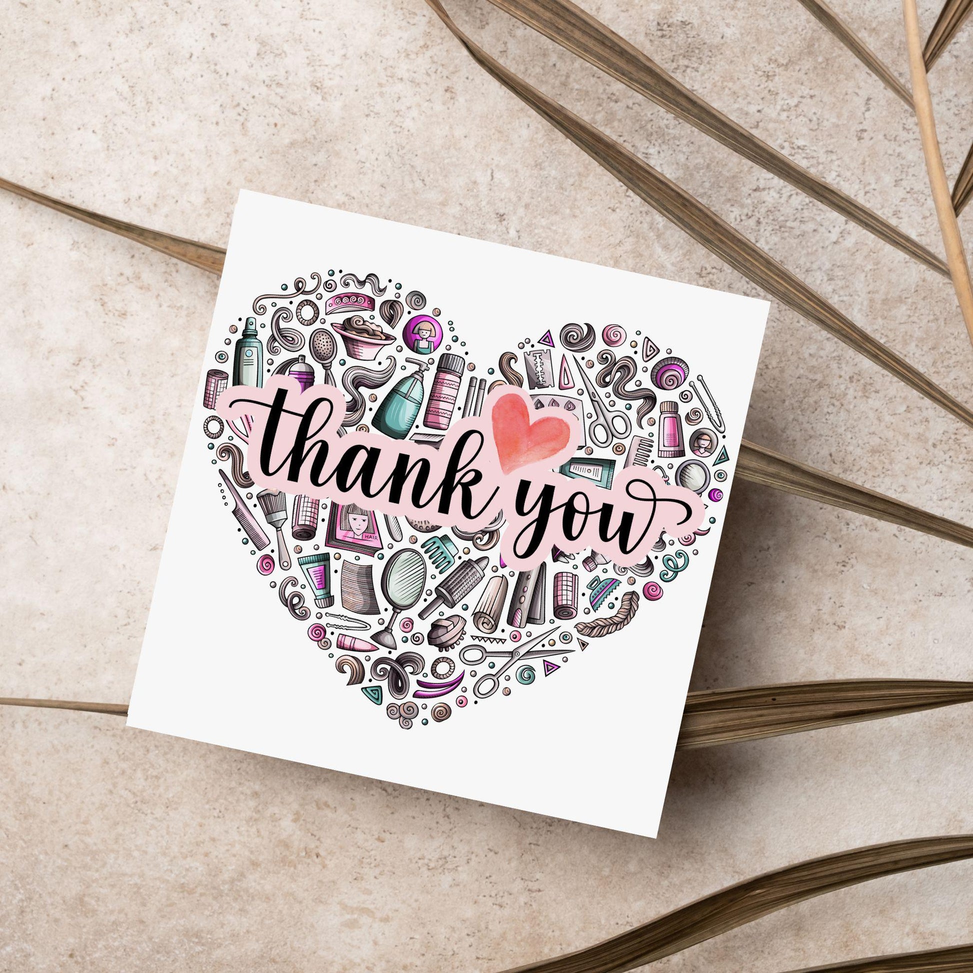 Thank You Hairdresser Card, Thankyou Hair Stylist, Appreciation Card