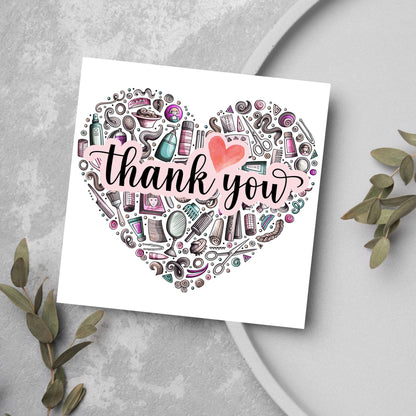 Thank You Hairdresser Card, Thankyou Hair Stylist, Appreciation Card