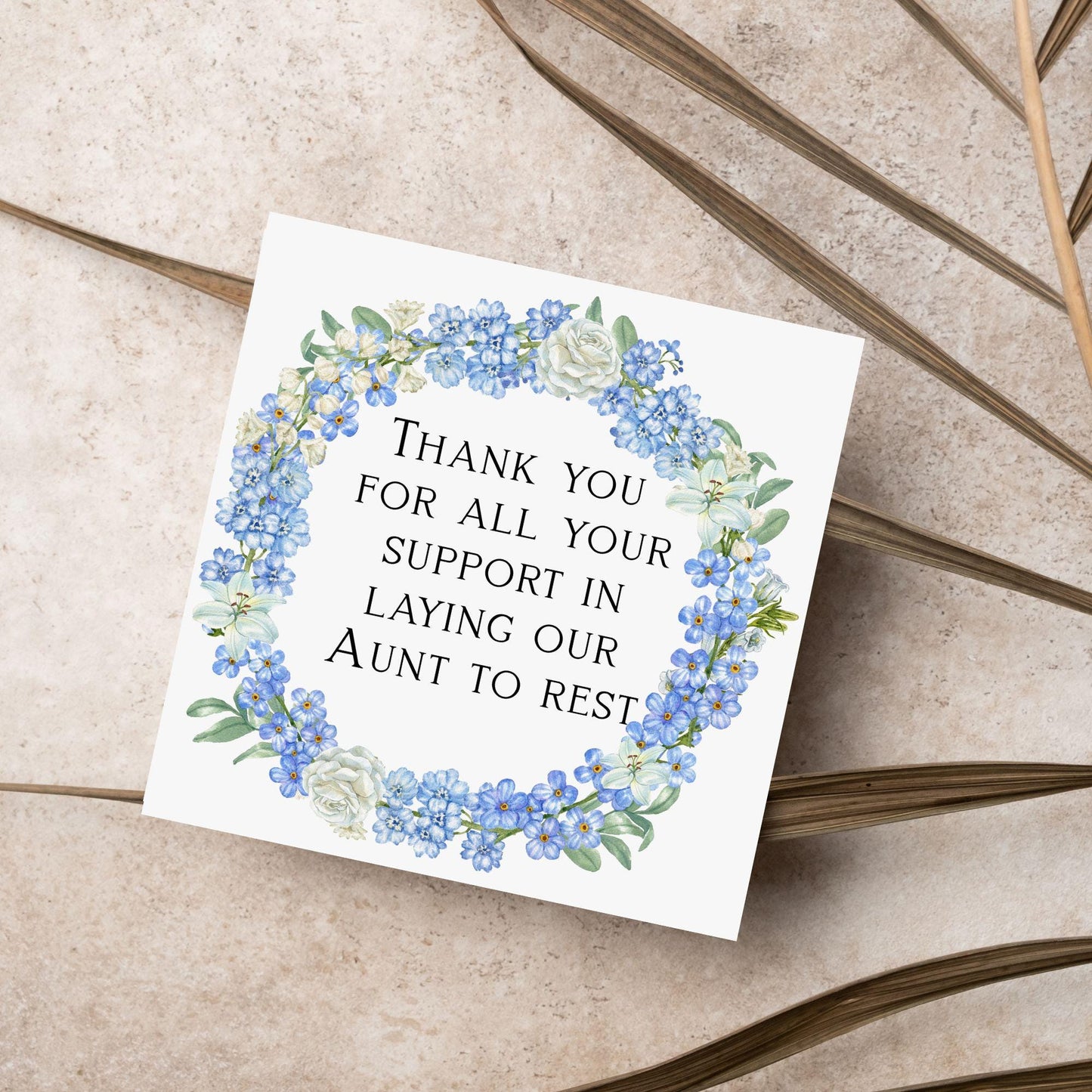Personalised Thank You Card for Funeral Home, Undertakers card, Mortuary Card, Chapel of Rest Thank You Card, Funeral Director Thanks
