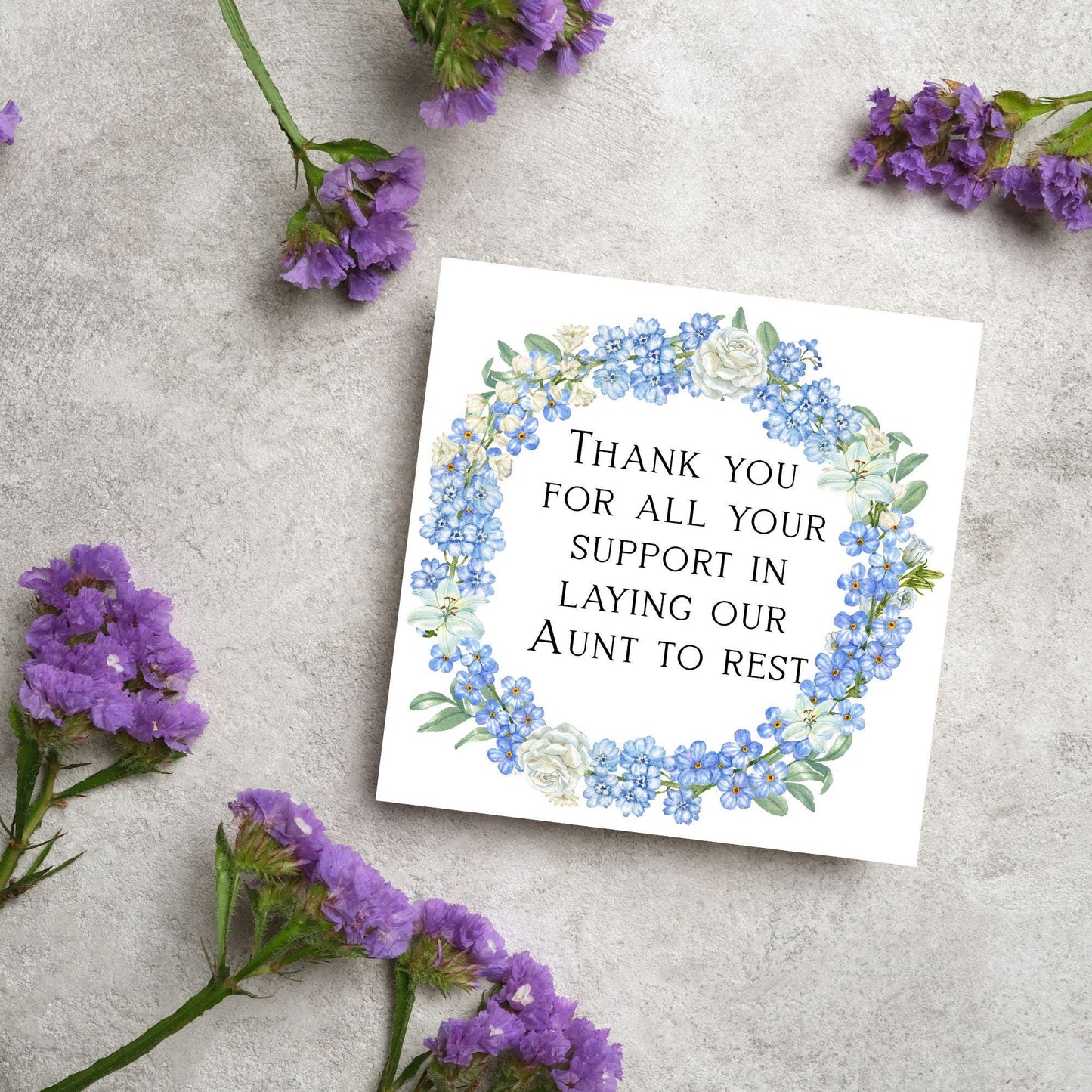 Personalised Thank You Card for Funeral Home, Undertakers card, Mortuary Card, Chapel of Rest Thank You Card, Funeral Director Thanks