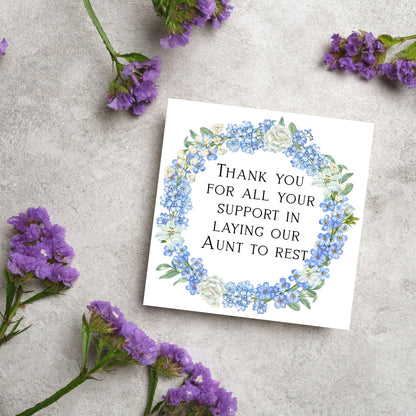 Personalised Thank You Card for Funeral Home, Undertakers card, Mortuary Card, Chapel of Rest Thank You Card, Funeral Director Thanks