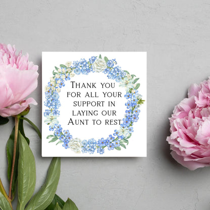 Personalised Thank You Card for Funeral Home, Undertakers card, Mortuary Card, Chapel of Rest Thank You Card, Funeral Director Thanks