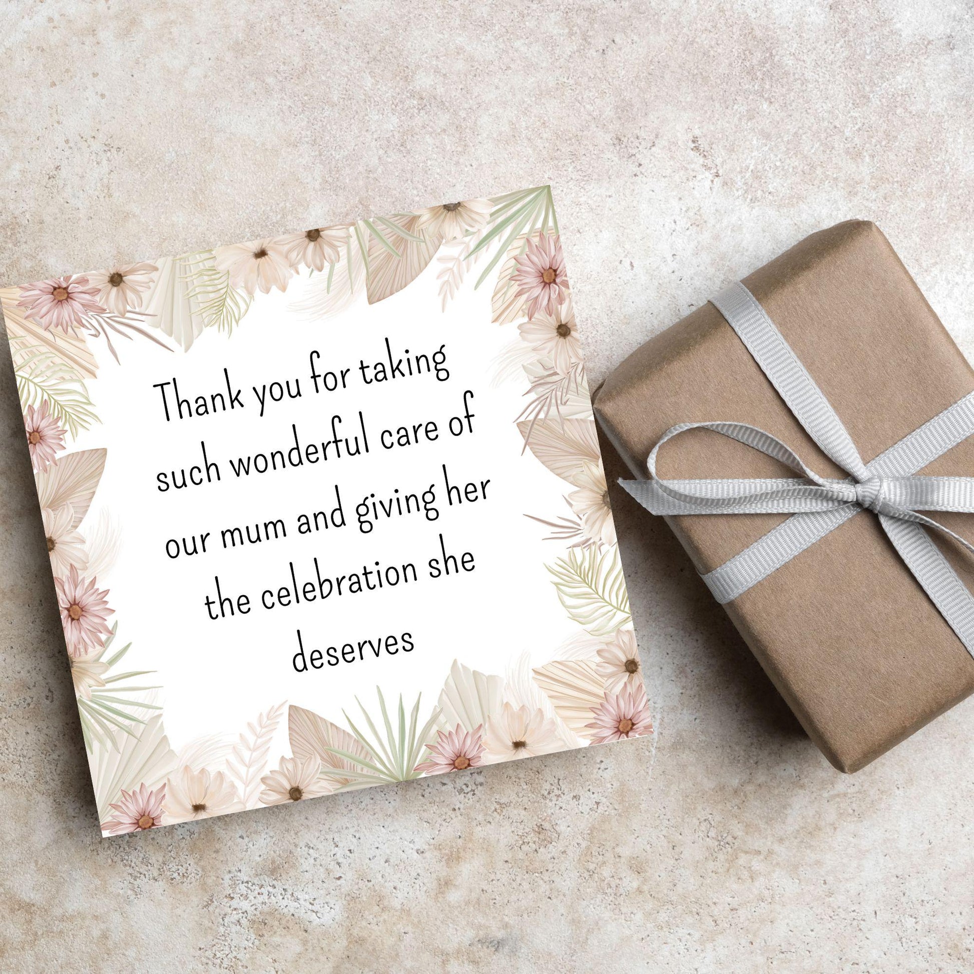 Personalised Thank You Card for Funeral Home, Undertakers card, Mortuary Card, Chapel of Rest Thank You Card, Funeral Director Thanks