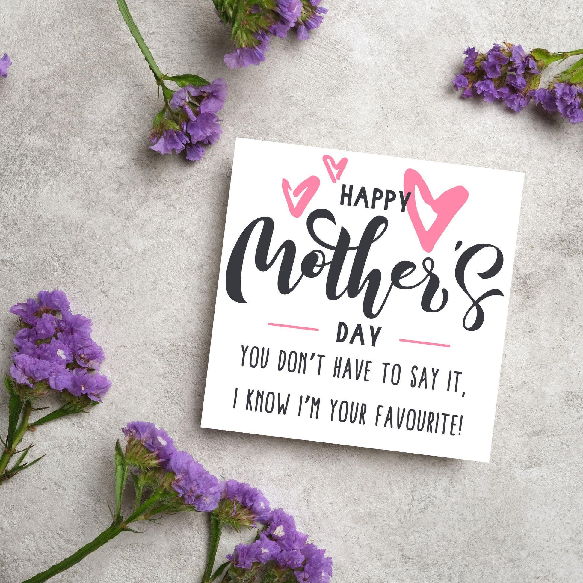 Funny Mother's Day Card, Cute Card for Mum, Greetings Card, Happy Mother's Day, Card for Mother, Mam Card, Thanks Mum Card