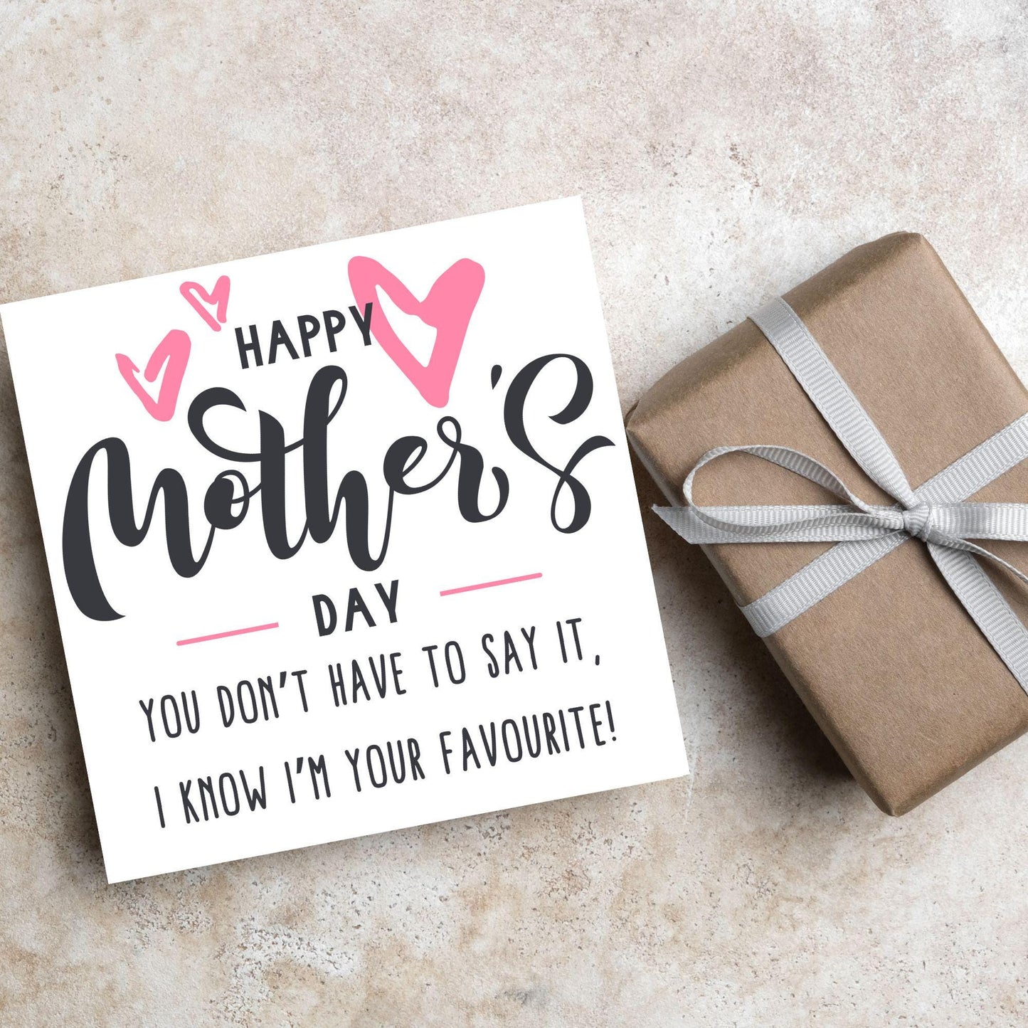 Funny Mother's Day Card, Cute Card for Mum, Greetings Card, Happy Mother's Day, Card for Mother, Mam Card, Thanks Mum Card