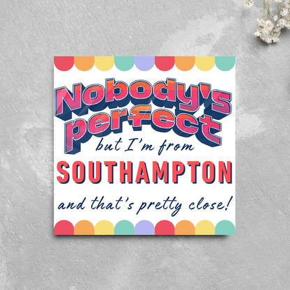 Any Town Personalised Card, Birthday Card, Congratulations Card, Any Occasion