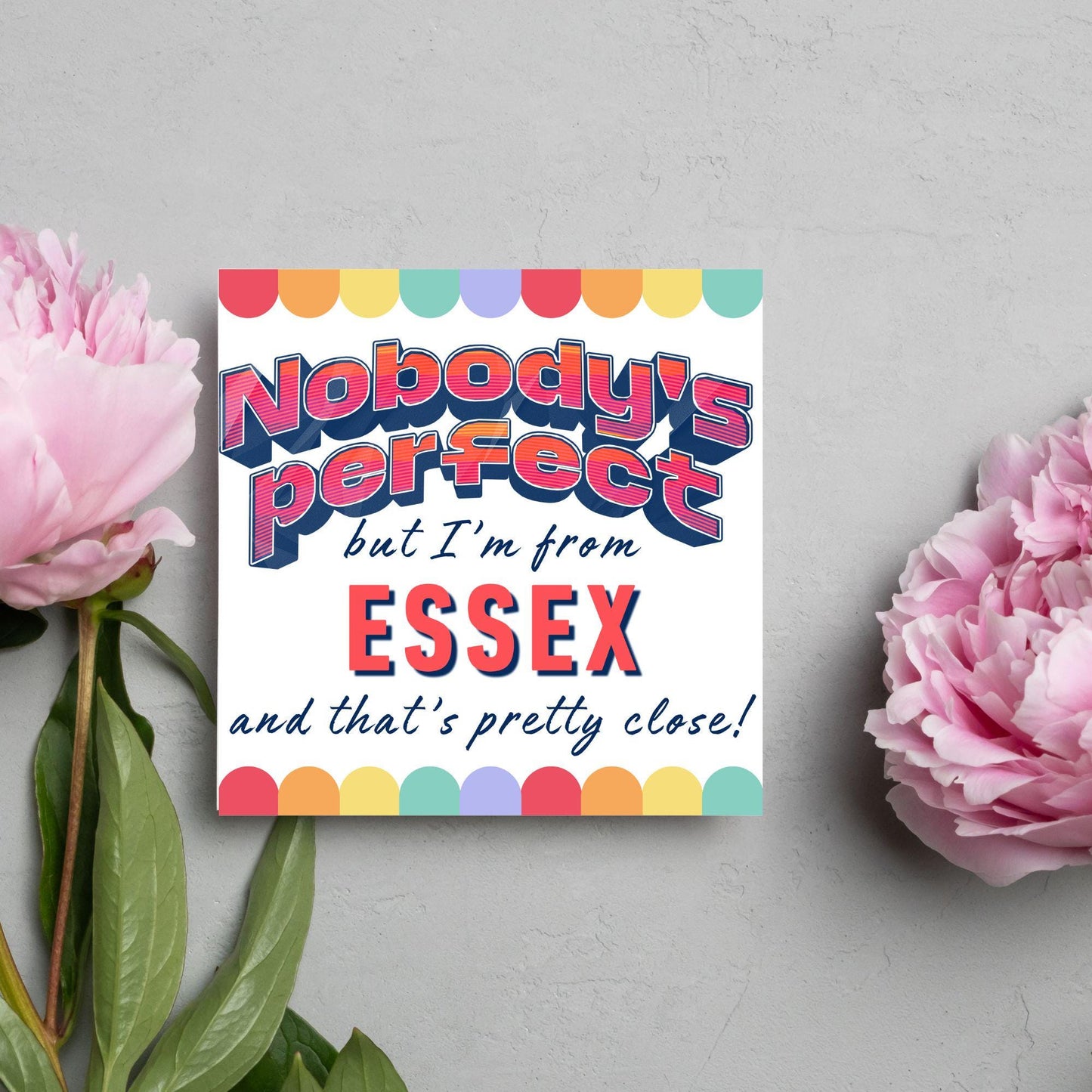 Any Town Personalised Card, Birthday Card, Congratulations Card, Any Occasion