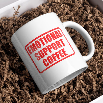 Office Mug, Funny Gift, Gift for Colleague, Emotional Support Mug, Mug for Coffee Lover