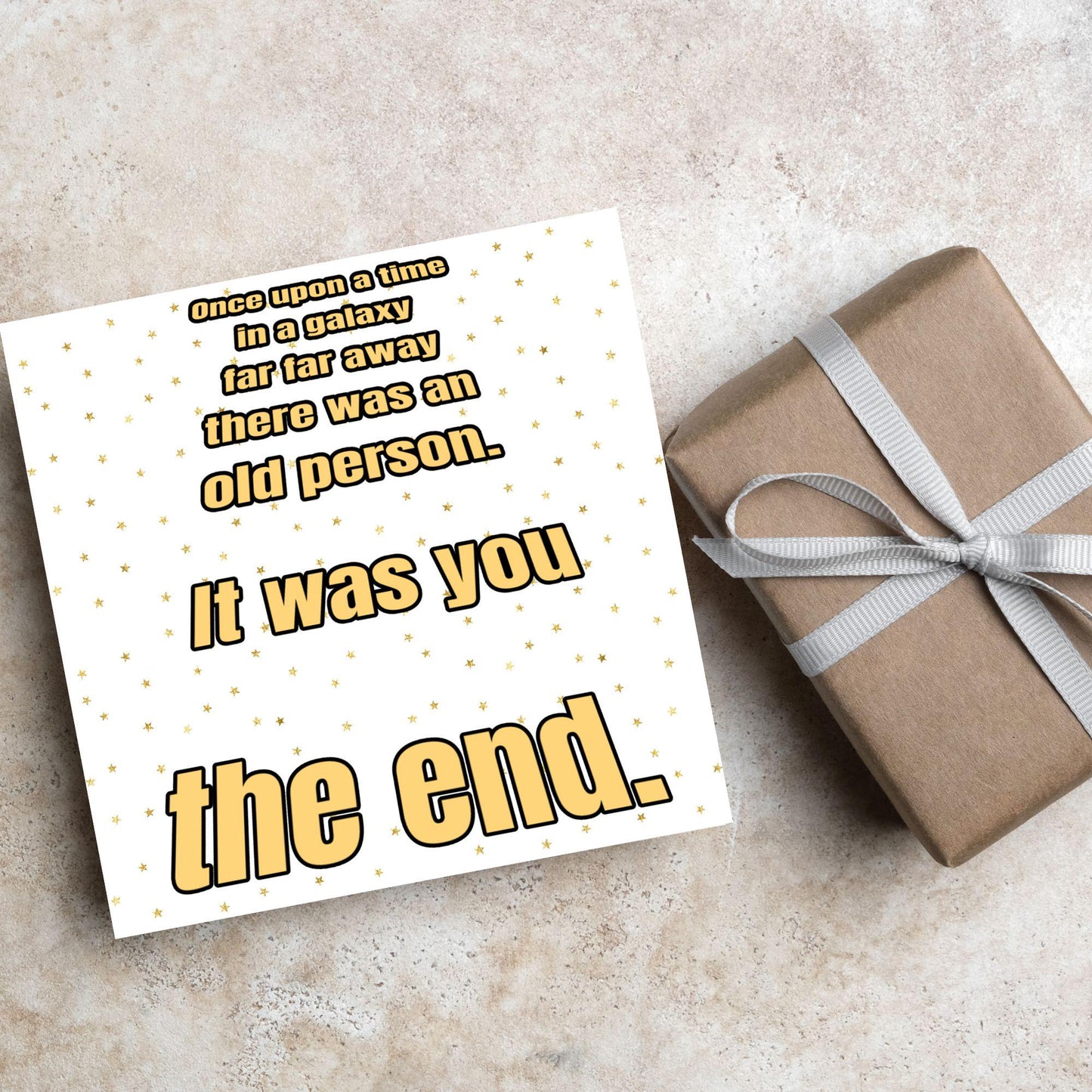 Sci-Fi Inspired Birthday Card for Adults, Funny Birthday Card for Dad, 50th Birthday, 40th Birthday