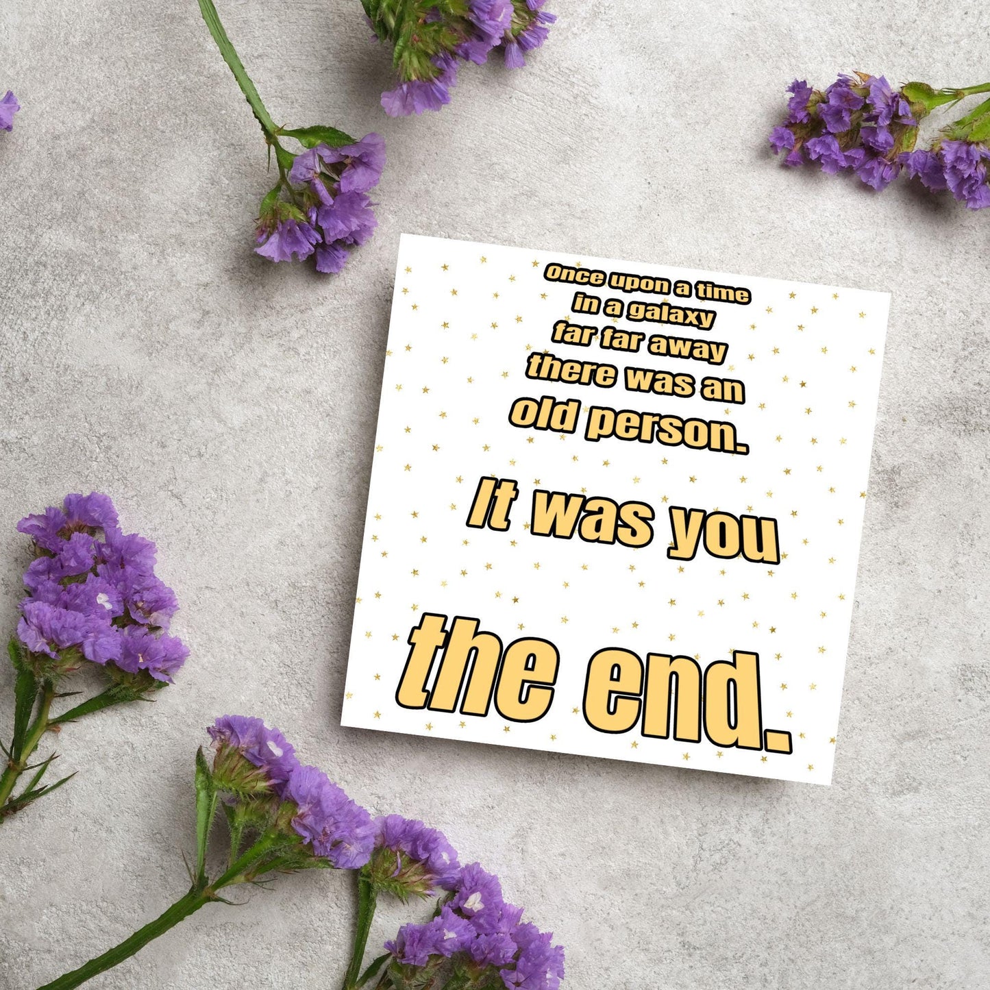 Sci-Fi Inspired Birthday Card for Adults, Funny Birthday Card for Dad, 50th Birthday, 40th Birthday