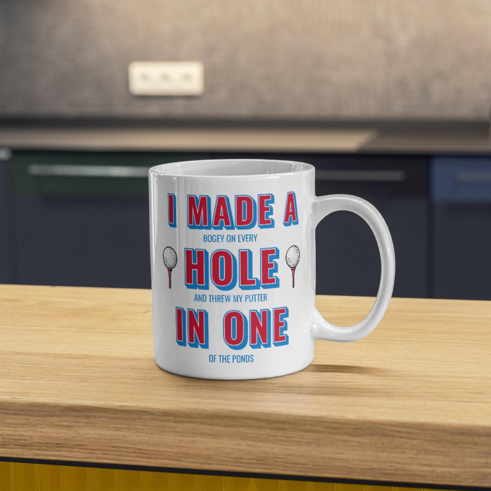 Custom Golf Mug, Great gift for Golfer, Personalisation option, Funny Golf Cup, Hole In One