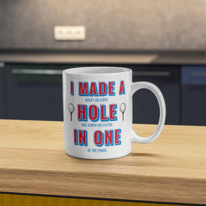 Custom Golf Mug, Great gift for Golfer, Personalisation option, Funny Golf Cup, Hole In One