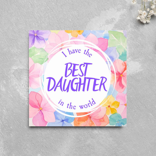 Funny Mother's Day Card, Cute Card for Mum, Card from Daughter