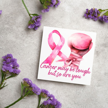 Encouragement Card for Cancer Patients, Cancer Support Card, We Are With You, Get Well Soon Card, Breast Cancer, Cancer Treatment