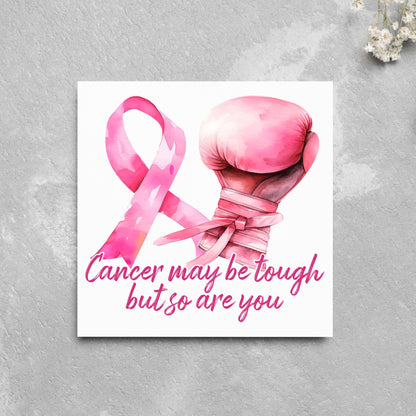 Encouragement Card for Cancer Patients, Cancer Support Card, We Are With You, Get Well Soon Card, Breast Cancer, Cancer Treatment
