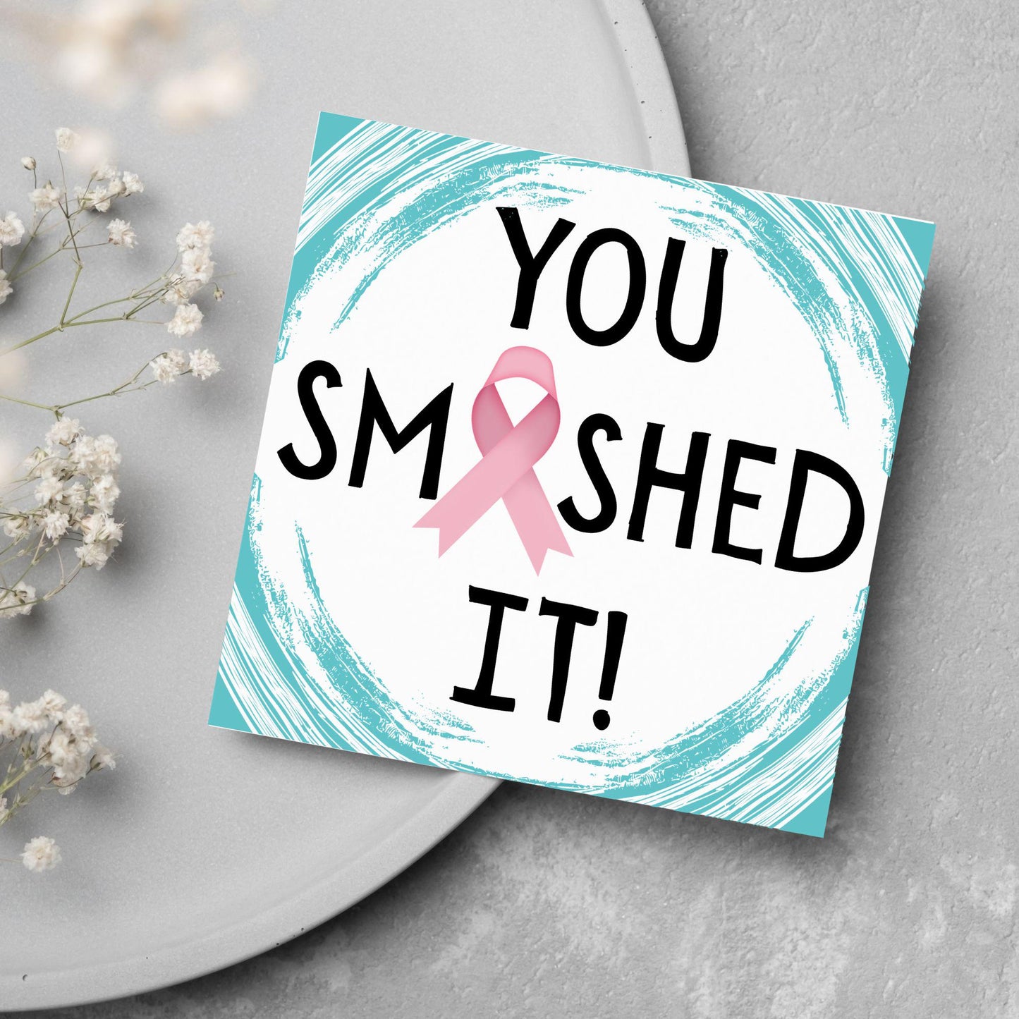 End of Treatment Card for Cancer Patients, Cancer Support Card, End of Chemo, End of Radiotherapy, Finished Treatment, Cancer Free