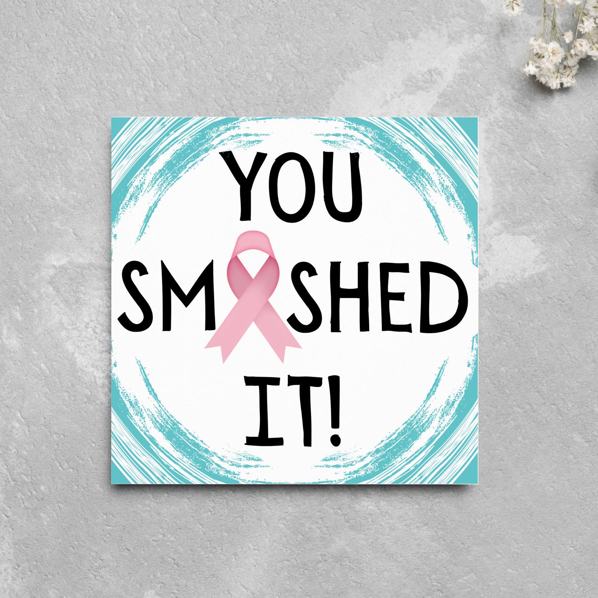 End of Treatment Card for Cancer Patients, Cancer Support Card, End of Chemo, End of Radiotherapy, Finished Treatment, Cancer Free