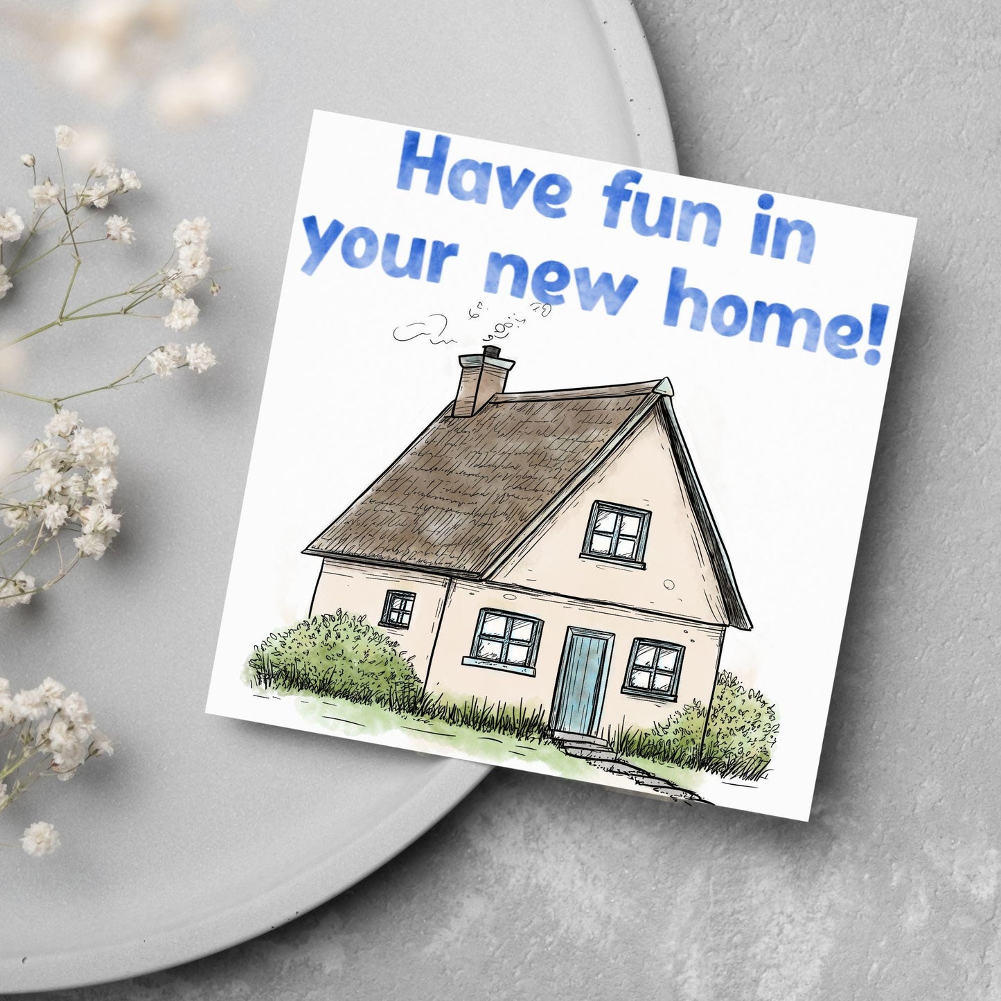 New Home card, Moving House, Elegant First Home card, New House card, Moving Card, Moving home card, Relocating card, Welcome Home Card