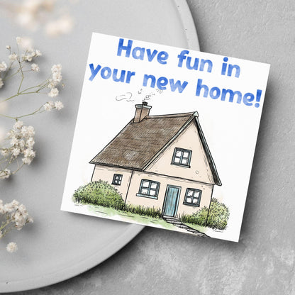 New Home card, Moving House, Elegant First Home card, New House card, Moving Card, Moving home card, Relocating card, Welcome Home Card