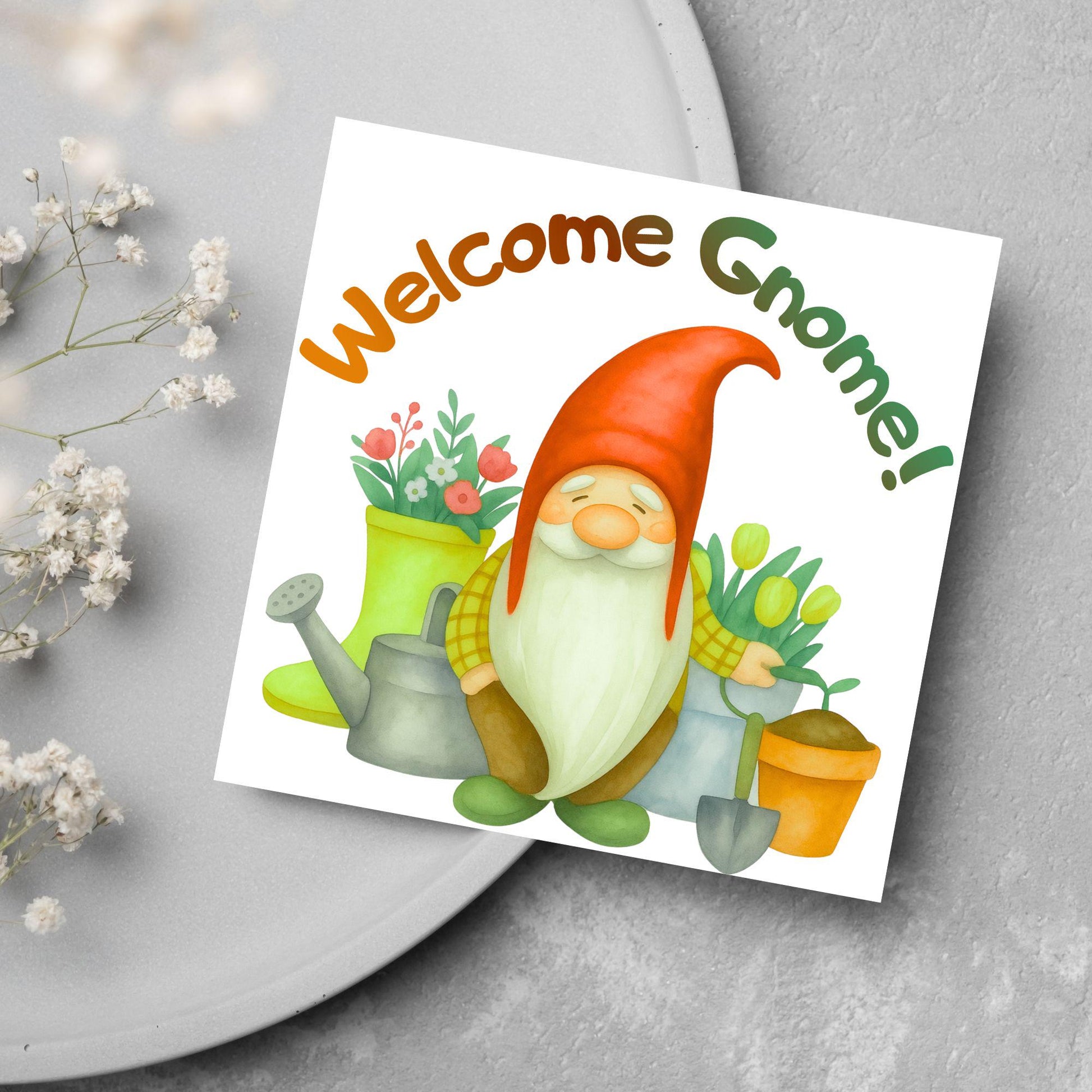 New Home card, Moving House, Gnome First Home card, New House card, Moving Card, Moving home card, Relocating card, Welcome Home Card