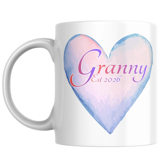 Personalised Grandma Mug, Lots of Custom Options, Grandpa, Grandad, Nanna, Nan, Gift for new Grandparent