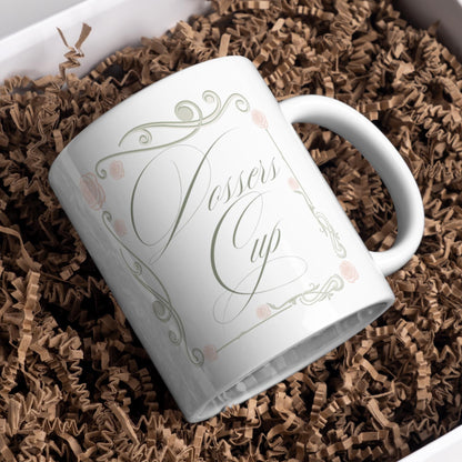 Dossers Cup, Traveller Mug, Rose Design Tea Mug for Non Travellers