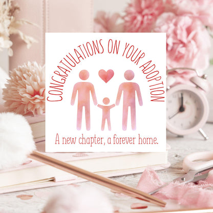 Congratulations on your Adoption Card, Adopted Child Card, New Family Greetings Card