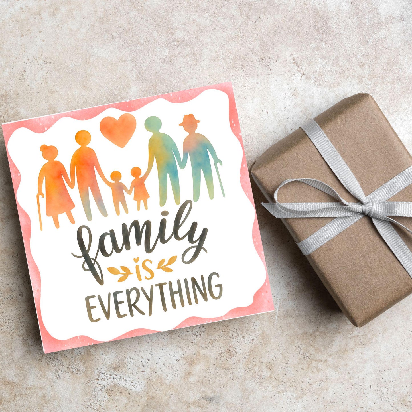 Congratulations on your Adoption Card, Adopted Child Card, New Family Greetings Card