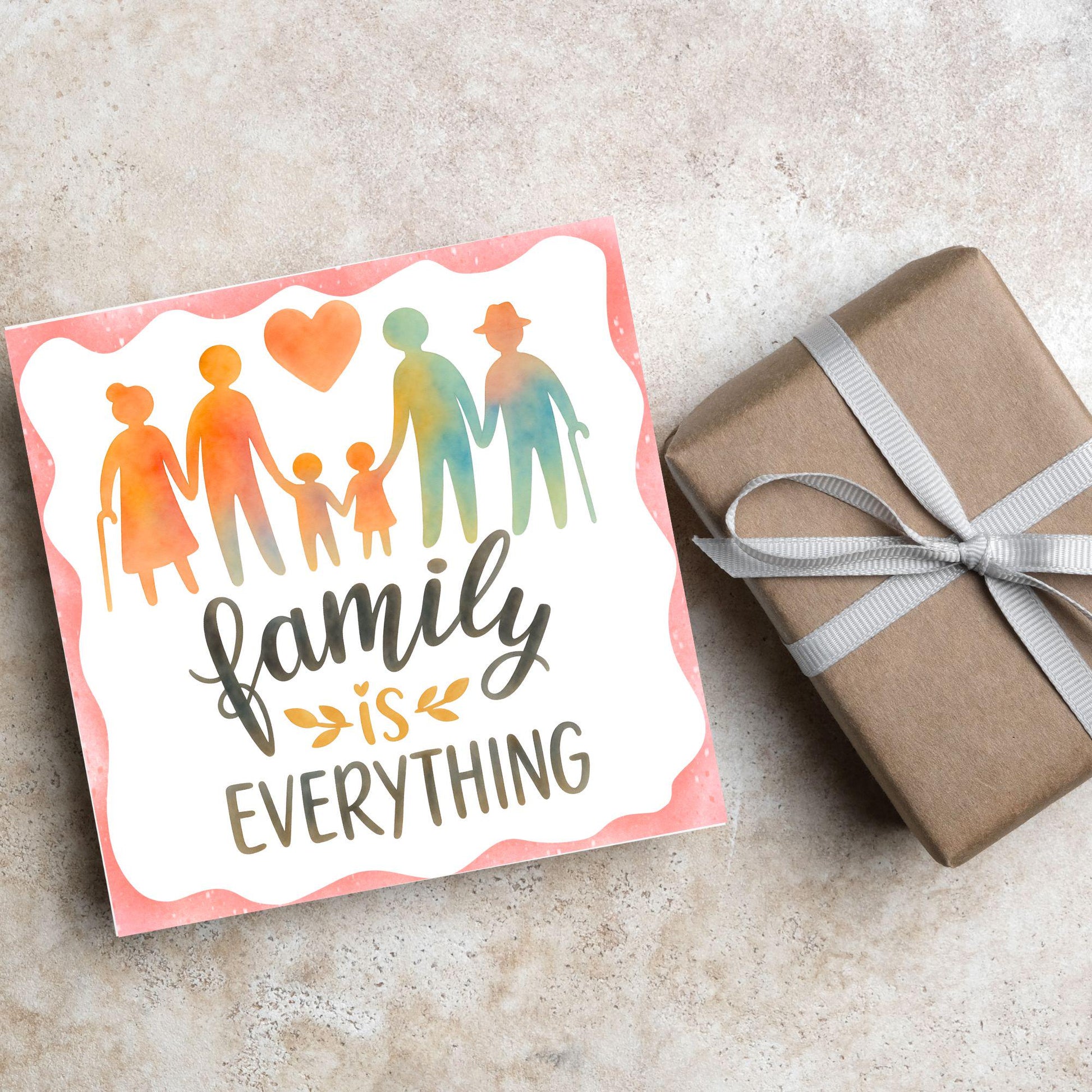 Congratulations on your Adoption Card, Adopted Child Card, New Family Greetings Card