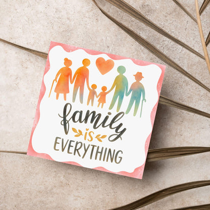 Congratulations on your Adoption Card, Adopted Child Card, New Family Greetings Card