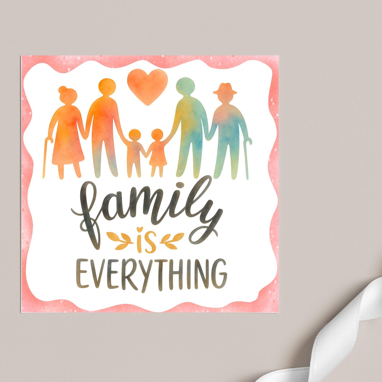 Congratulations on your Adoption Card, Adopted Child Card, New Family Greetings Card