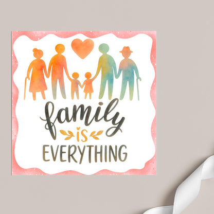 Congratulations on your Adoption Card, Adopted Child Card, New Family Greetings Card