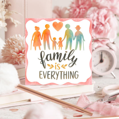Congratulations on your Adoption Card, Adopted Child Card, New Family Greetings Card