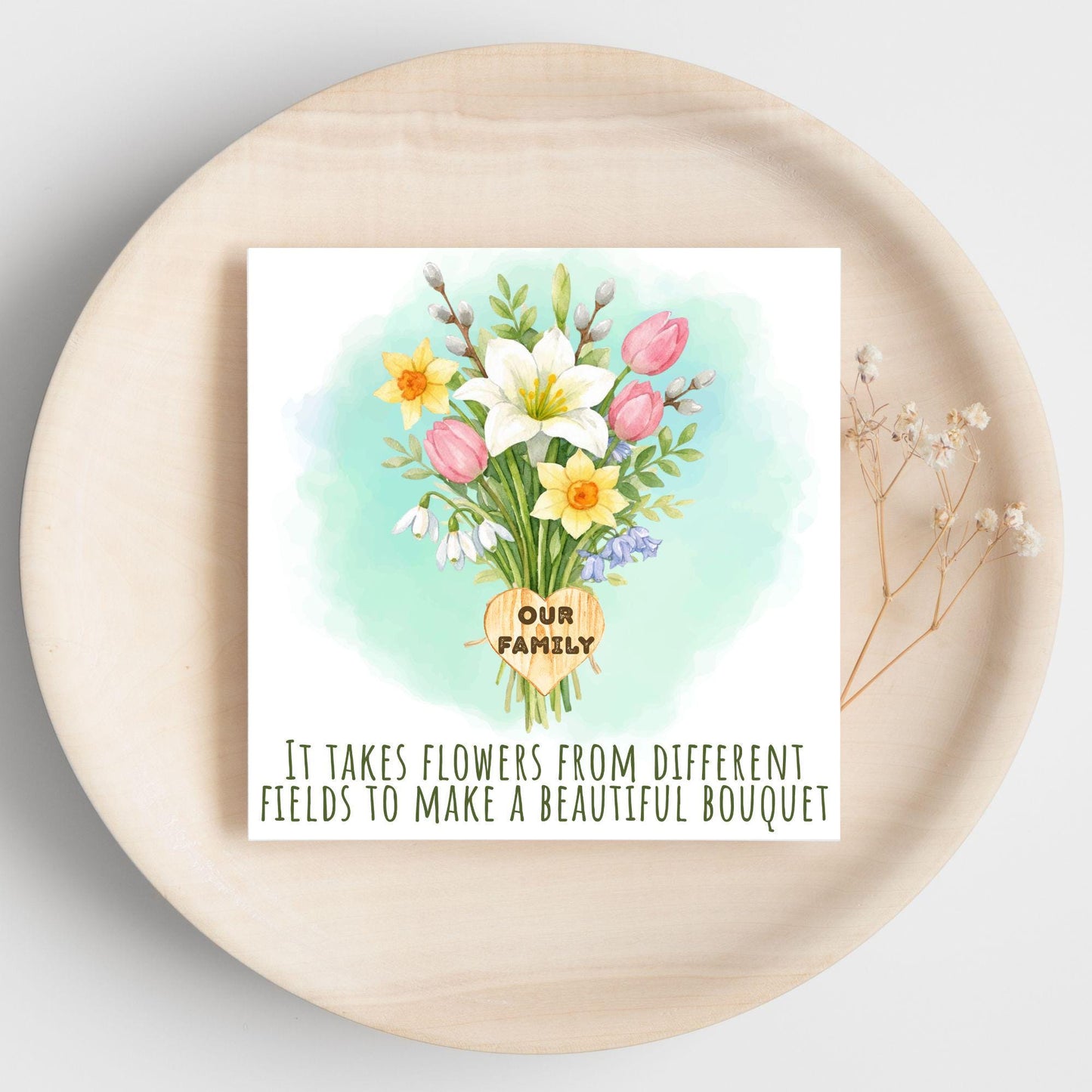 Congratulations on your Adoption Card, Adopted Child Card, New Family Greetings Card