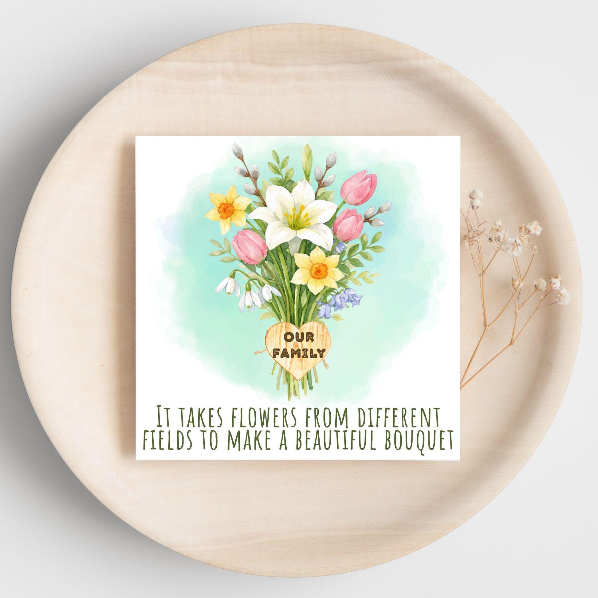 Congratulations on your Adoption Card, Adopted Child Card, New Family Greetings Card