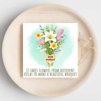 Congratulations on your Adoption Card, Adopted Child Card, New Family Greetings Card