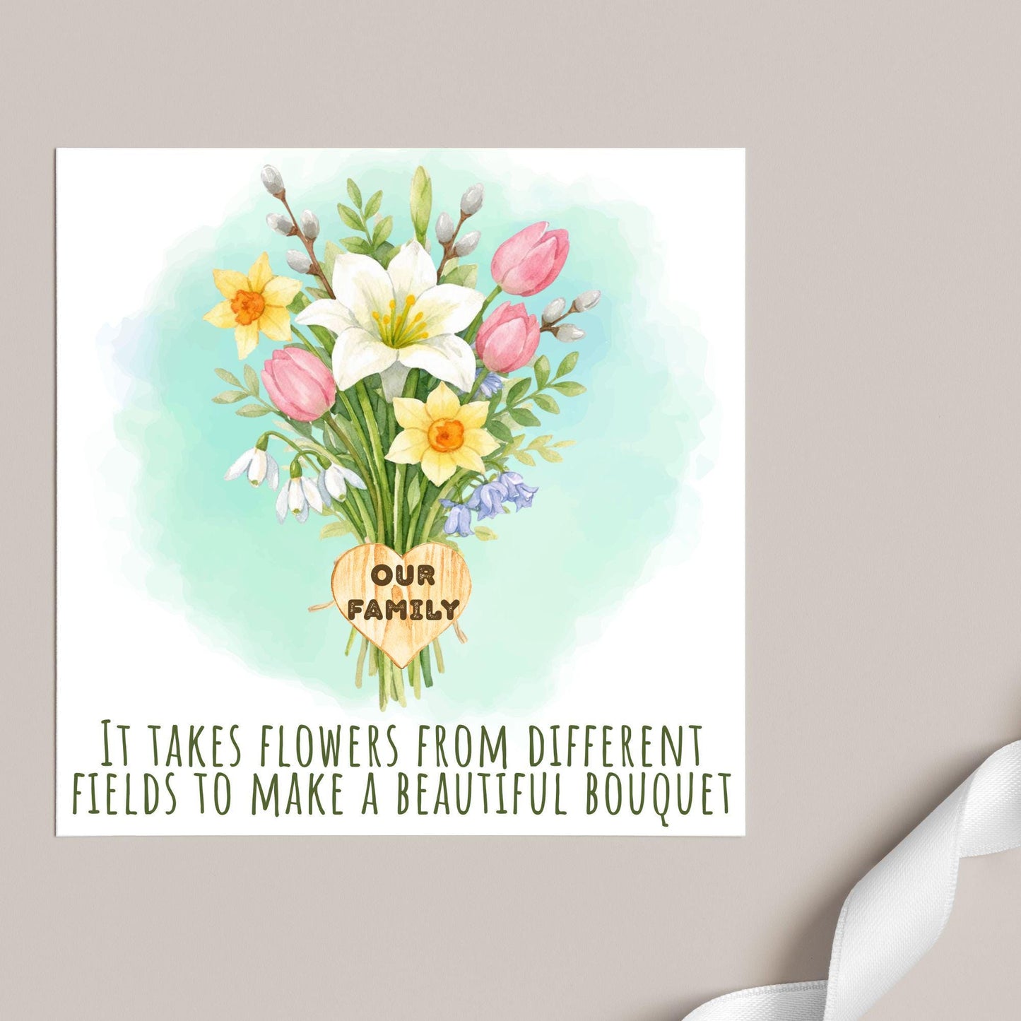 Congratulations on your Adoption Card, Adopted Child Card, New Family Greetings Card