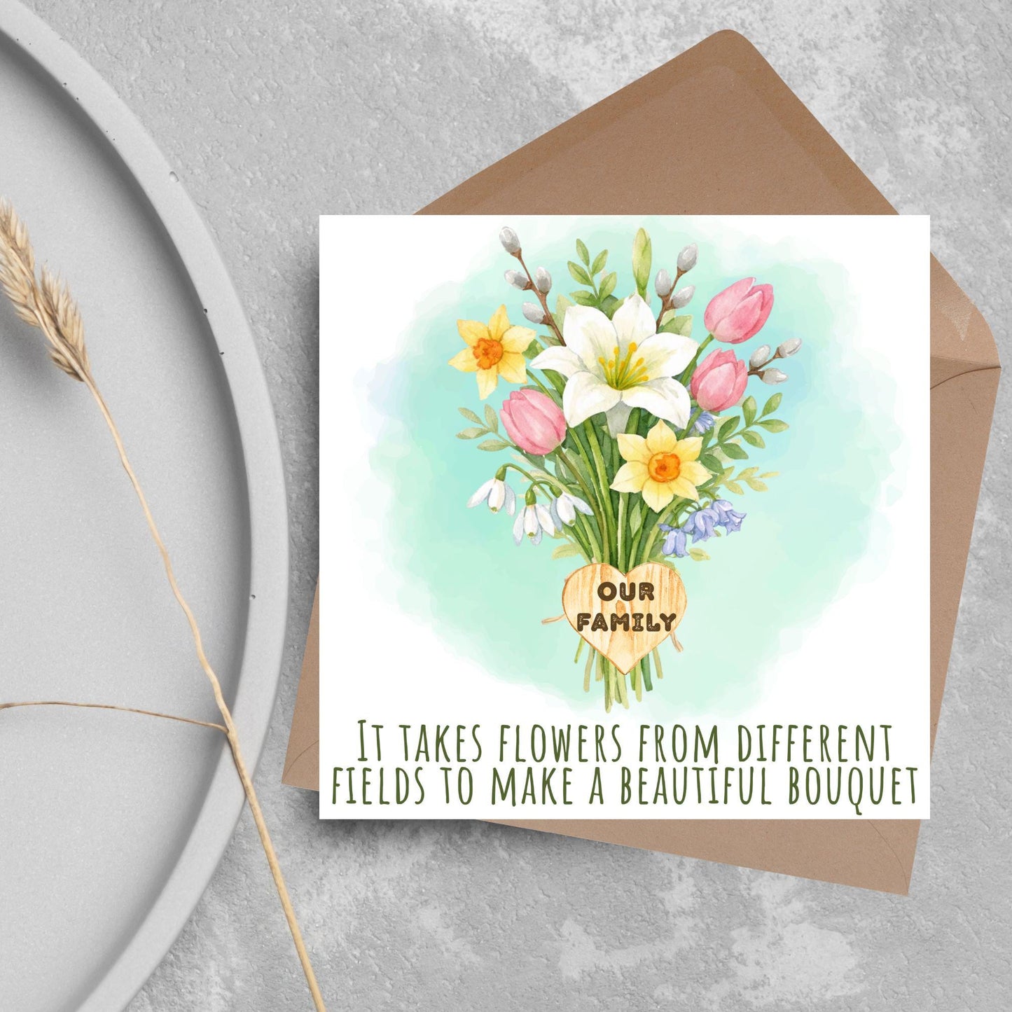 Congratulations on your Adoption Card, Adopted Child Card, New Family Greetings Card