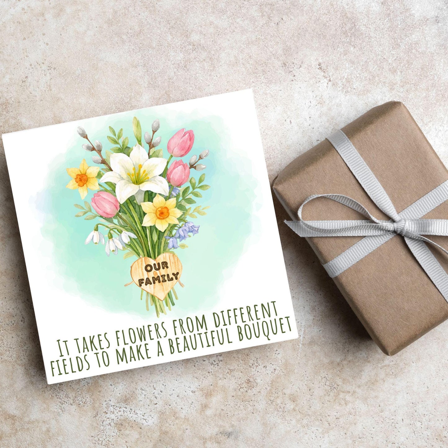 Congratulations on your Adoption Card, Adopted Child Card, New Family Greetings Card