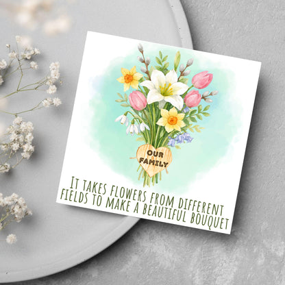 Congratulations on your Adoption Card, Adopted Child Card, New Family Greetings Card