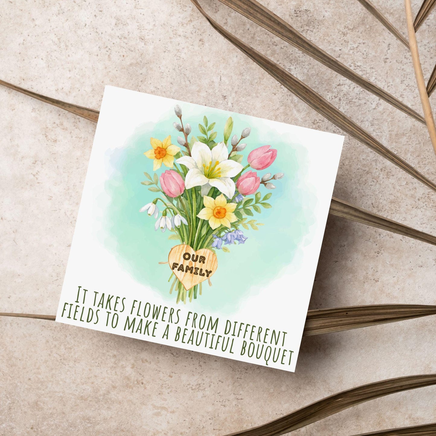 Congratulations on your Adoption Card, Adopted Child Card, New Family Greetings Card