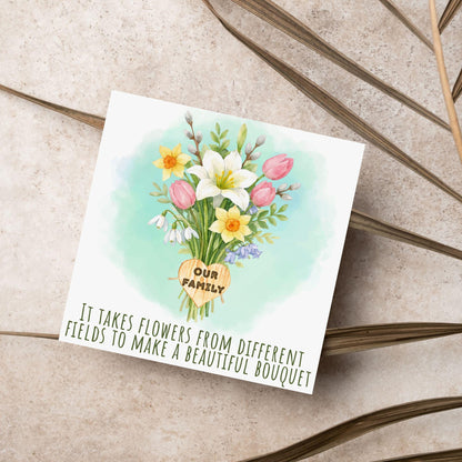 Congratulations on your Adoption Card, Adopted Child Card, New Family Greetings Card