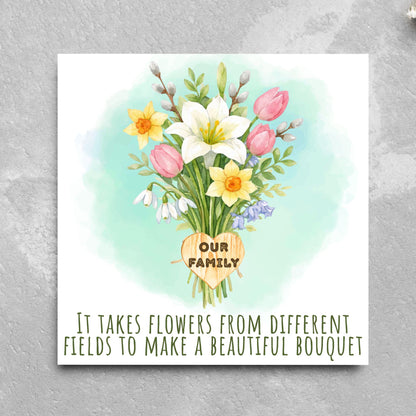 Congratulations on your Adoption Card, Adopted Child Card, New Family Greetings Card