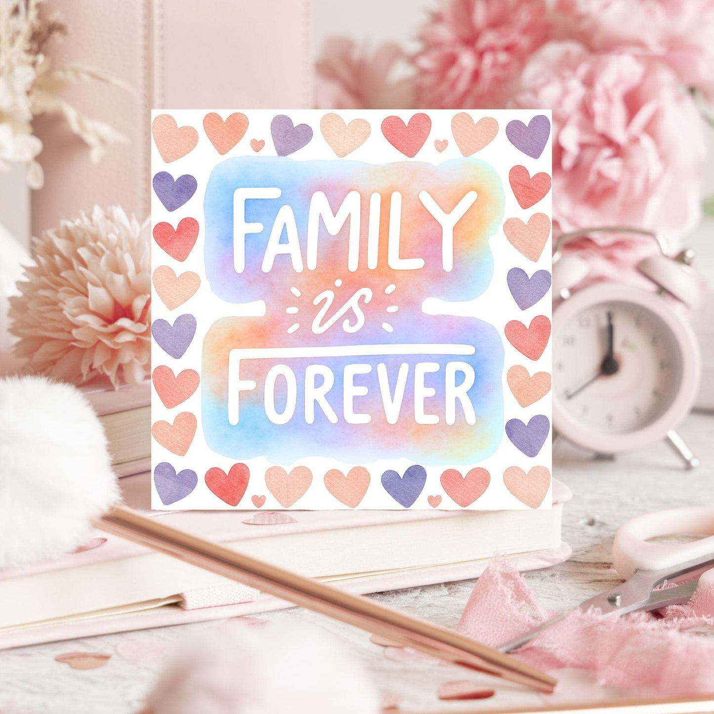 Congratulations on your Adoption Card, Adopted Child Card, New Family Greetings Card