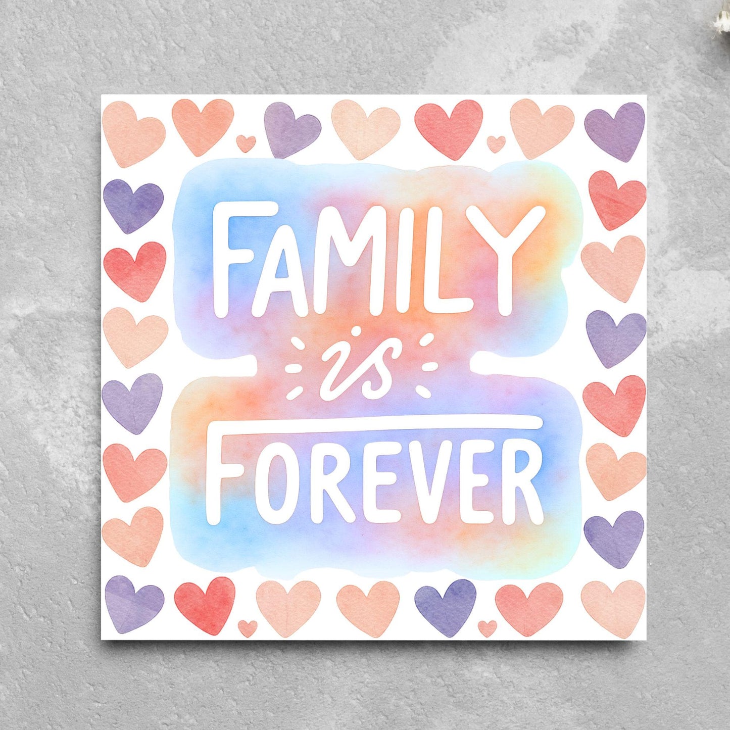 Congratulations on your Adoption Card, Adopted Child Card, New Family Greetings Card
