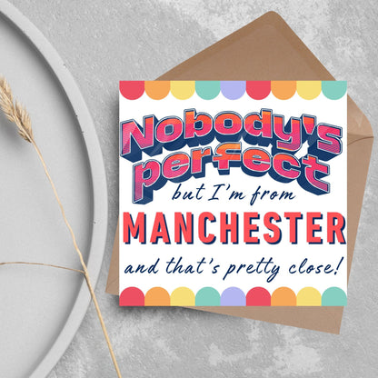 Any Town Personalised Card, Birthday Card, Congratulations Card, Any Occasion