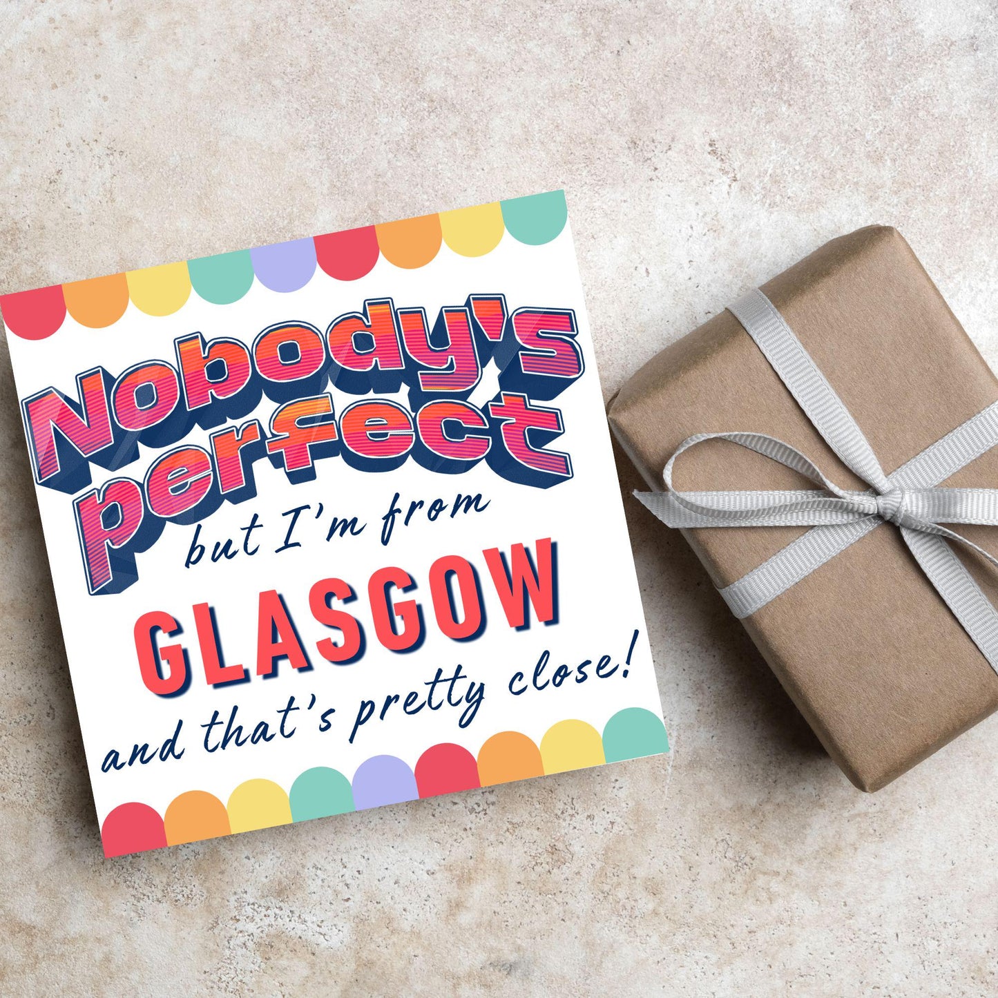 Any Town Personalised Card, Birthday Card, Congratulations Card, Any Occasion